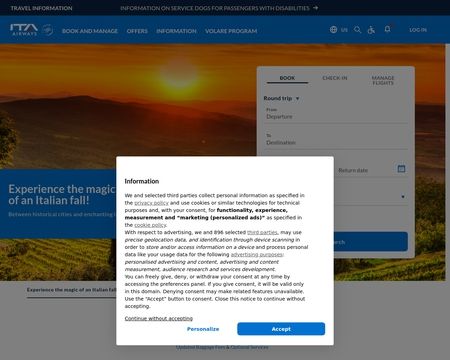 website thubmnail of Ita-airways