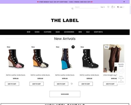 website thubmnail of Ithelabel