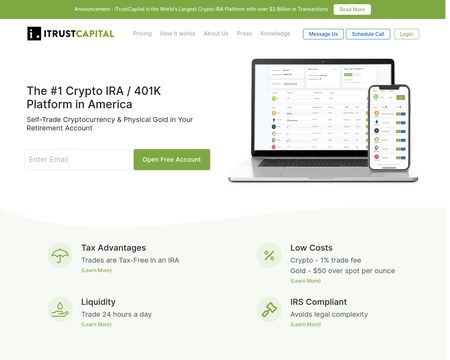 website thubmnail of Itrustcapital