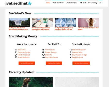 website thubmnail of I've Tried That