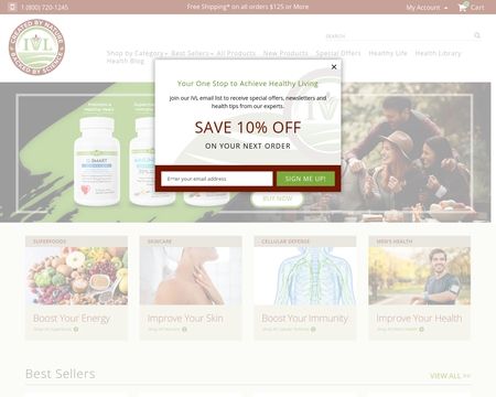 website thubmnail of Institute For Vibrant Living
