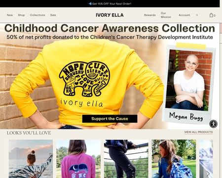 website thubmnail of Ivory Ella