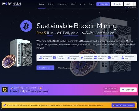 website thubmnail of Ivoryhash