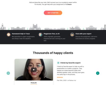 website thubmnail of Ivy Panda
