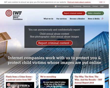 website thubmnail of Iwf.org.uk