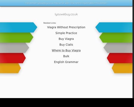 website thubmnail of iYouWeBuy.co.uk