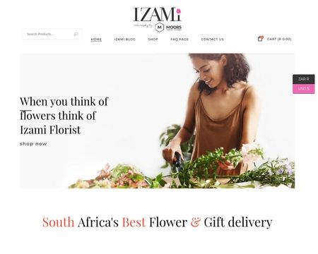 website thubmnail of Izami.co.za