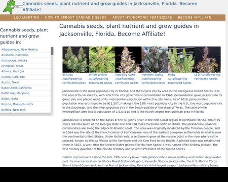 website thubmnail of Jacksonvillecannabis.tk