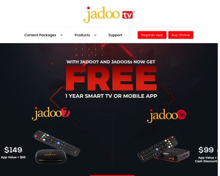 website thubmnail of JadooTV