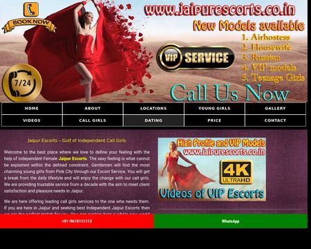 website thubmnail of Jaipurescorts.co.in