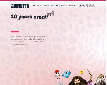 website thubmnail of Jam City