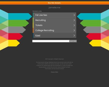 website thubmnail of Jamelle.me