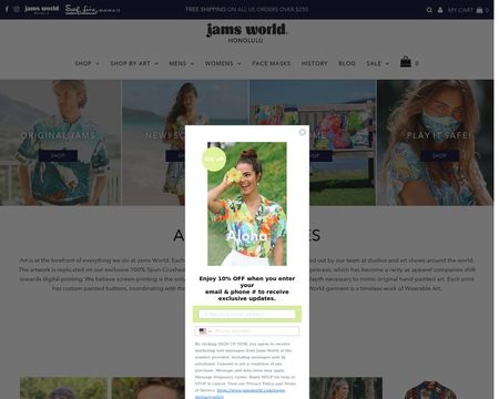 website thubmnail of Jamsworld