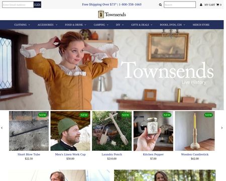 website thubmnail of Jas- Townsend