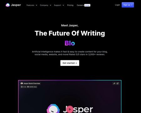 website thubmnail of Jasper.ai