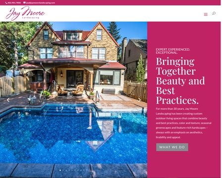 website thubmnail of Jay Moore Landscaping