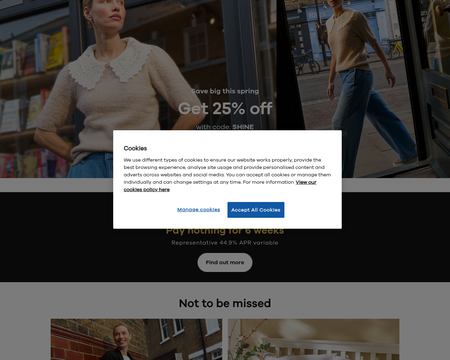 website thubmnail of JD Williams