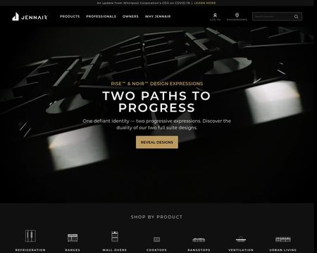 website thubmnail of Jenn-Air