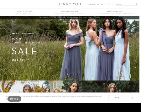 website thubmnail of Jenny Yoo