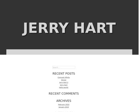 website thubmnail of Jerry Hart