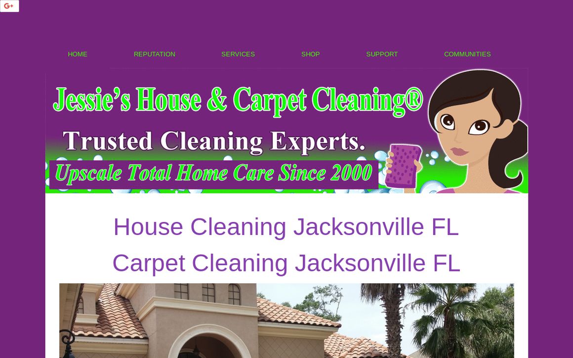 website thubmnail of Jessieshousecleaning