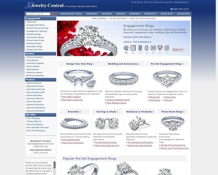 website thubmnail of JewelryCentral