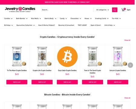website thubmnail of Jewelry in Candles