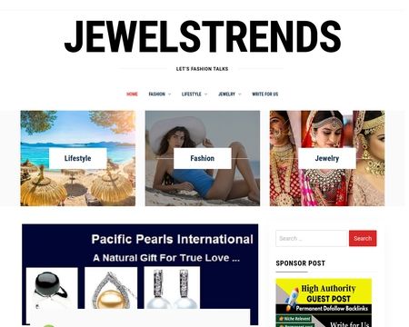 website thubmnail of Jewelstrends