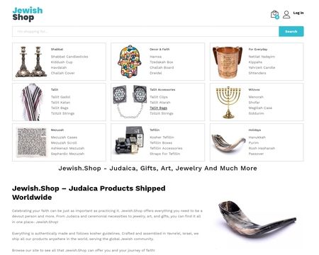 website thubmnail of Jewishshop