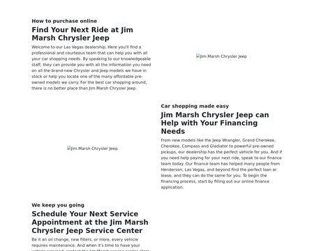 website thubmnail of Jimmarshamericanchryslerjeep