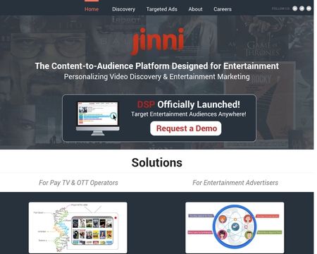 website thubmnail of Jinni