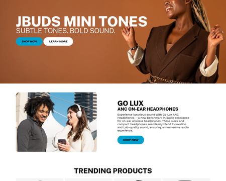 website thubmnail of JLAB Audio