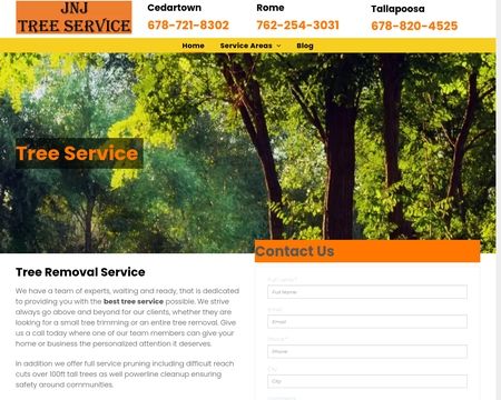 website thubmnail of Jnjwgtreeservice