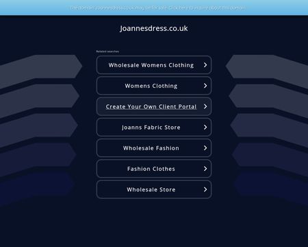 website thubmnail of JoannesDress.co.uk