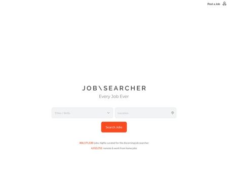 website thubmnail of Job Searcher