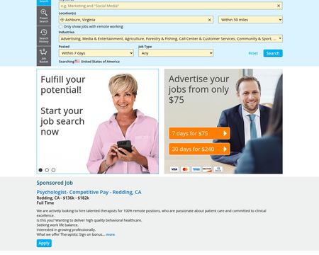 website thubmnail of JobServe