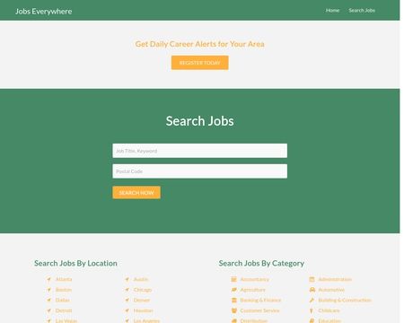 website thubmnail of Jobs Everywhere