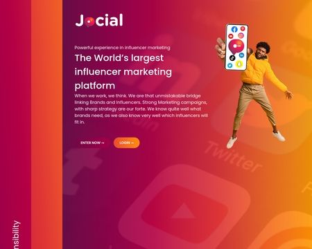 website thubmnail of Jocial