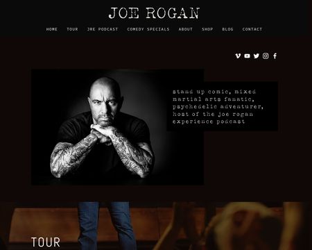 website thubmnail of Joe Rogan