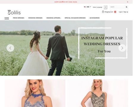 website thubmnail of Jolilis Dresses