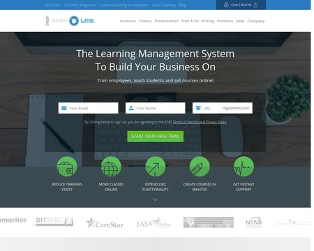 website thubmnail of Joomla LMS