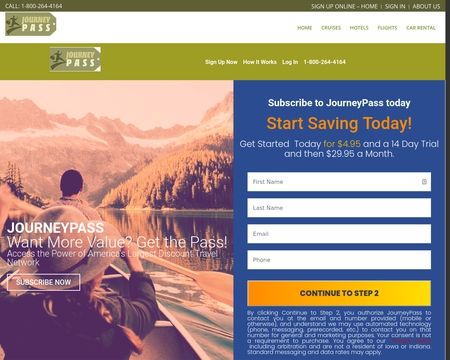 website thubmnail of Journey Pass