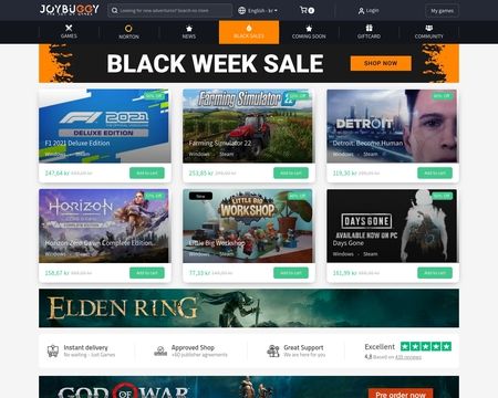 website thubmnail of JoyBuggy