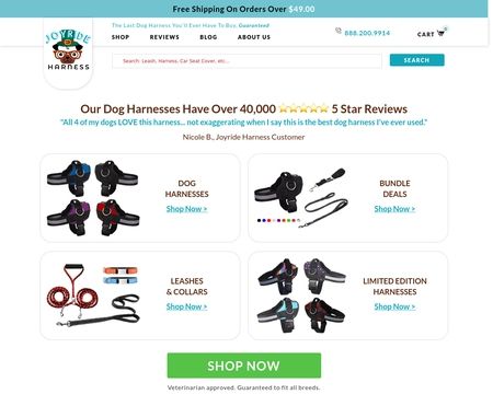 website thubmnail of Joyride Harness