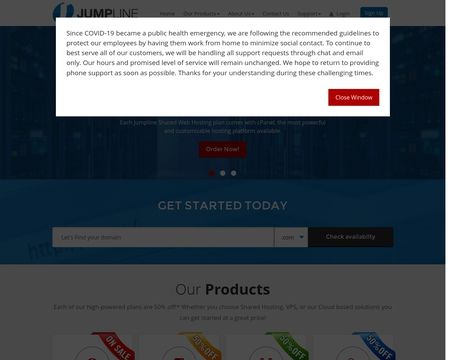 website thubmnail of Jumpline