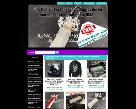 website thubmnail of JunctionVIP
