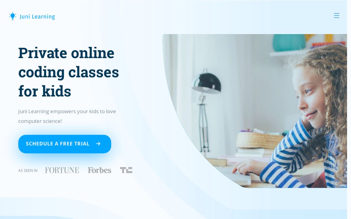 website thubmnail of Junilearning