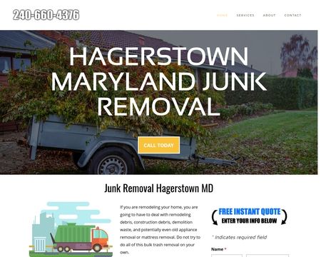 website thubmnail of Junkremovalhagerstownmd