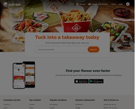 website thubmnail of Just Eat