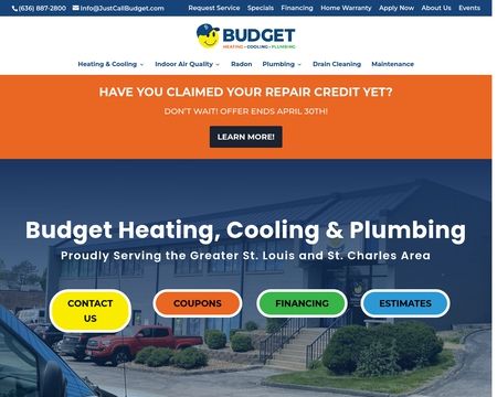 website thubmnail of Justcallbudget
